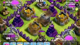 CoC, 1557 Dark Elixir revenged with Lighting Spells