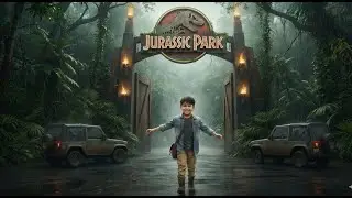 ADVAIT IN JURASSIC WORLD || AI FILM MAKING || CINEMATIC || VIDEO GENERATION ||