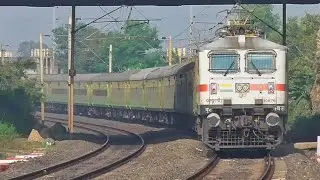 Quick Speedy Premium Trains Speeding in Huge Curve & Skip Furiously | Duronto+Shanti+Kamakhya Exp