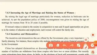 Measures of population control