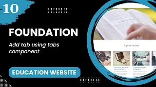 Foundation #10 - Add tab using tabs component