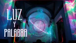 Luz y Palabra &ndash; Laser & UV Light Installation over a Graffiti by Said Dokins at Museo  Arte Alameda