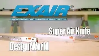 Air knives cut through industrial contaminants