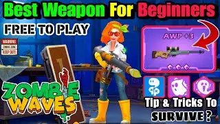 Best Weapons | Zombie Waves | Beginners Guide | Tips & Tricks #rhodegamer #zombiewaves