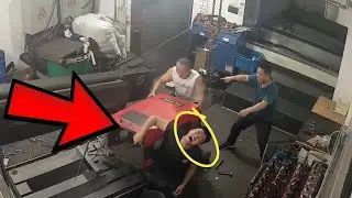 He Stood Too Close to the Machine&hellip; Then This Happened!
