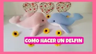 COMO HACER UN DELFÍN   ¡¡¡ MOLDES GRATIS !!! / HOW TO MAKE A DOLPHIN  ¡¡ FREE PATTERN!! - MI ATELIER