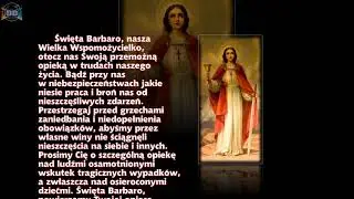 Modlitwa do Świętej Barbary o ochronę