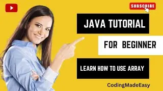 Java Arrays | Java Tutorial For Beginners | How to Use Array in Java | Single Dimension Array