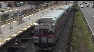 Boston Landing MBTA Station During Its Construction