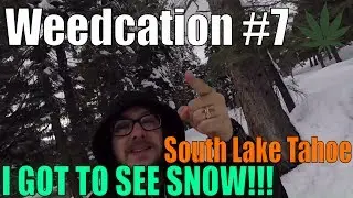 I Got to See SNOW!! | South Lake Tahoe, California | Weedcation #7