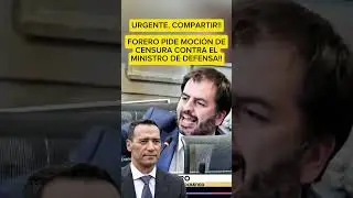 Exigen Moci&oacute;n de Censura para ministro de Defensa (nota completa en enlace ⬆️⬆️) #noticia #politica