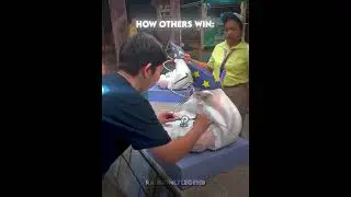 Bro is working smarter not harder 😂