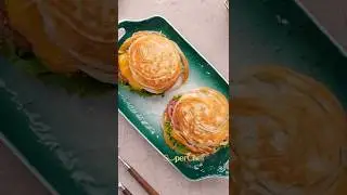 Dubai's Most Viral Laccha Paratha Burger 😋  #Shorts #foryou #SuperChef #CreateTheMagic