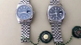 Rolex Datejust 116234 Black VS Blue Dial Jubilee