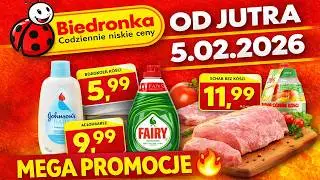 🔥 Gazetka Biedronka od 5 lutego 2026 | HITOWE PROMOCJE, TANIA SPRAWA & SPRYTNE ZAKUPY 🛒💥