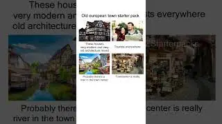 Old european town starter pack meme #Memes #europe