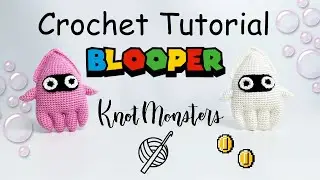 How to Crochet Mario’s Blooper Squid 🦑 | Nintendo Amigurumi DIY