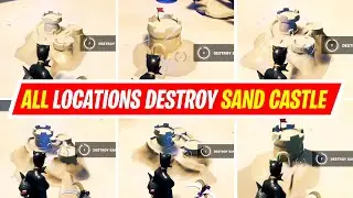 Destroy Special Sandcastles location Fortnite - Week 10 Epic Quest Challenge