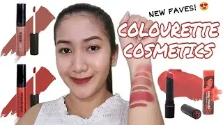 COLOURETTE COLOURTINT AND EASY MATTE LIPSTICK SWATCHES + WEAR TEST | Ivory Igot