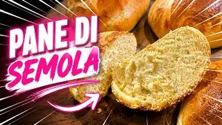 Durum wheat semolina bread with monsieur cuisine