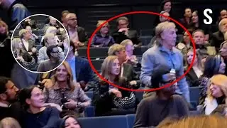 Fans left in shock as Paul McCartney sneaks into Beatles '64 documentary premiere alongside his wife