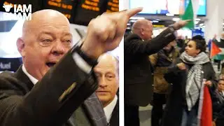 Man removed by police after confronting Gaza pro-Palestine protesters | I Am Birmingham