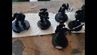 Making 32mm and 40mm bases for Games of 40K