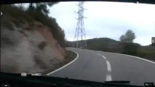 Onboard Kubica rally Catalunya-costa Daurada ss11 2015
