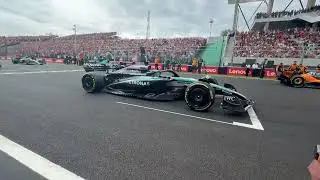 As close as it gets. On the grid Hungarian GP 2025