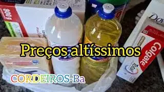 FIZEMOS UMA PEQUENA COMPRA NO SUPERMERCADO-TUDO MUITO CARO