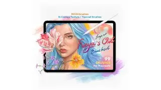Freya's Oil Brush set by Freya.art - Brush introduction