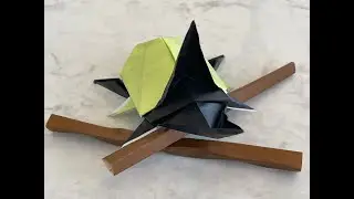 Origami Hercules Beetle (French)