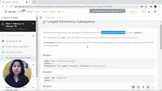 Leetcode #594 | Longest Harmonious Subsequence | O(n) time | Daily LeetCoding Challenge