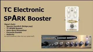 TC Electronics Spark Booster &ndash; Bass Demo