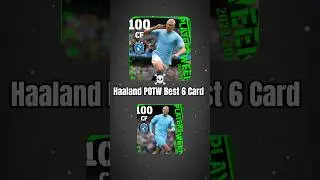 Haaland POTW Best 6 Card in Efootball 2025 Mobile #efootball #efootball2025 #shorts