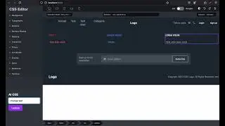Integrated AI ( ChatGPT) to GrapesJS Tailwind editor