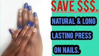 How to make your press-on Nails looks natural and last longer? #naturallooknails #diynailsathome