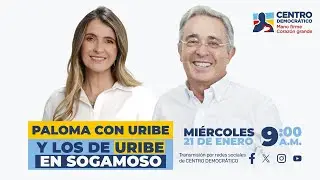 Paloma con Uribe y los de Uribe en Sogamoso