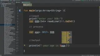 14-Kotlin for Beginners: Find my age program