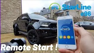 Remote Start on a  2021 Ford Ranger with Starline e96