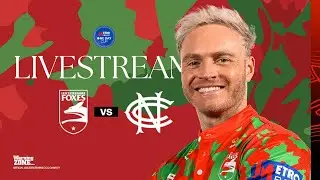 LIVE 🔴 | Leicestershire Foxes v Notts Outlaws - Metro Bank One Day Cup