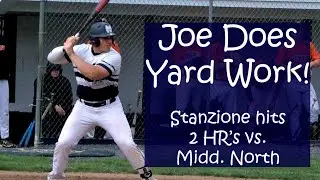 Middletown South 13 Middletown North 1 (5 innings) |  HS Baseball | Joe Stanzione 2 HR's
