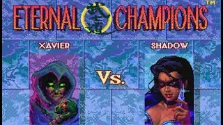XAVIER vs SHADOW - ETERNAL CHAMPIONS ( 1993 )
