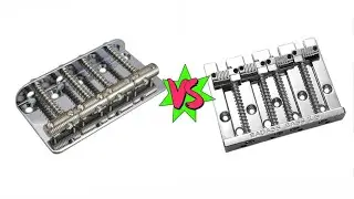 Fender original bridge vs badass Bridge Comparison 