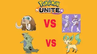 Mamoswine Vs Mewtwo X / Tyranitar Vs Leafeon / (MUNDIAL 4 - GRUPO B - FECHA 1)