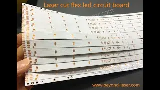 Laser cut flex led board flex circuit board laser cutting machine 灯条板激光切割机
