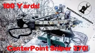 Shooting 100 Yards - CenterPoint Sniper 370! (MUST SEE)