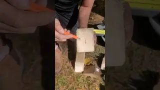 Sealing pressure treated lumber #renotips #diytips #carpentry #carpentrywork #lumber #deckbuild