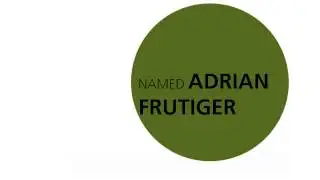 Frutiger Type Specimen.