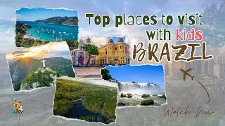 Top places in BRAZIL to visit with kids (Tiny tourist) #kidstravellers #travel #brazil #america